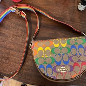 Coach crossbody + matching wallet